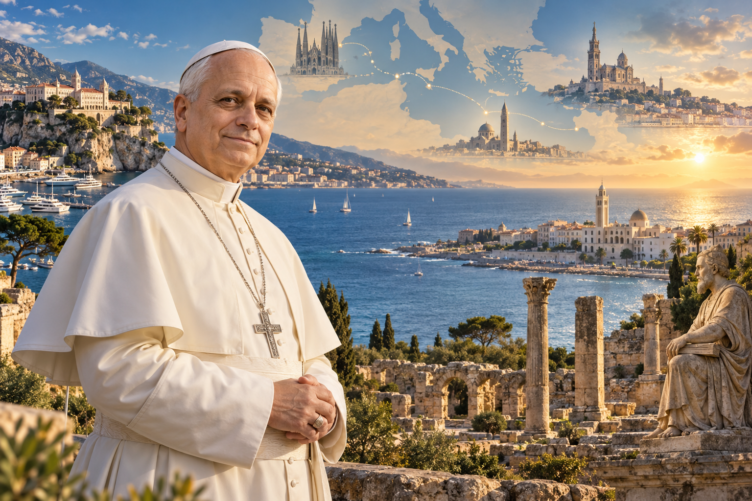Le Pape Léon XIV en Méditerranée